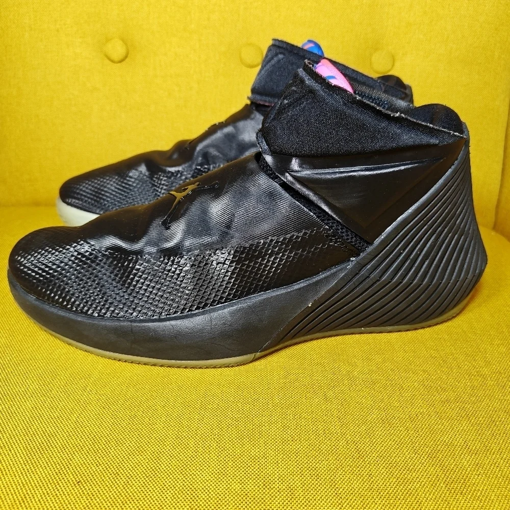 Jordan Why Not Zer0.1 Black Pink Blast Blue Basketball Shoes Men's Size 10